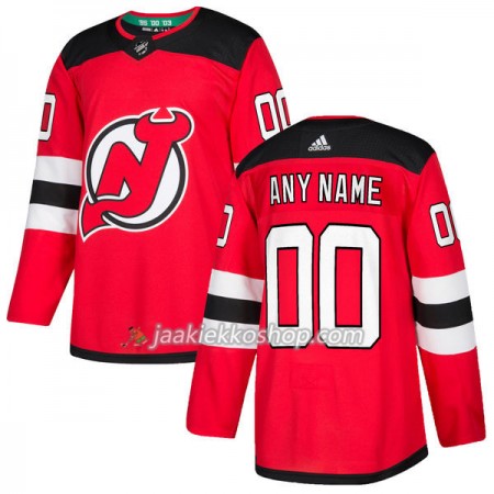 Miehille NHL New Jersey Devils Pelipaita Custom Adidas 2017-2018 Punainen Authentic